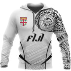 Fiji Flag Polynesian Tattoo Special Hoodie Unisex