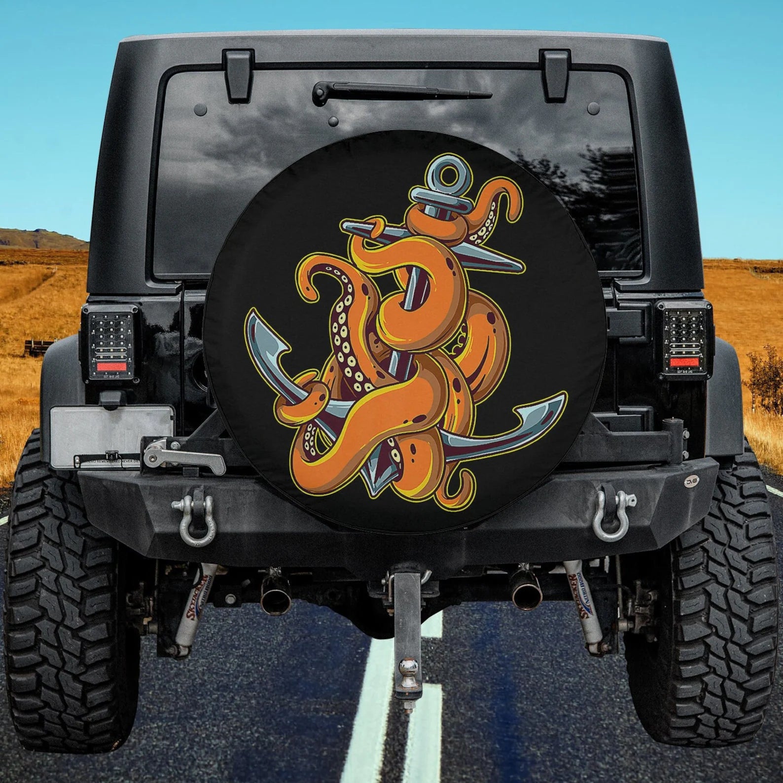 Deep Sea Duel Spare Tire Cover