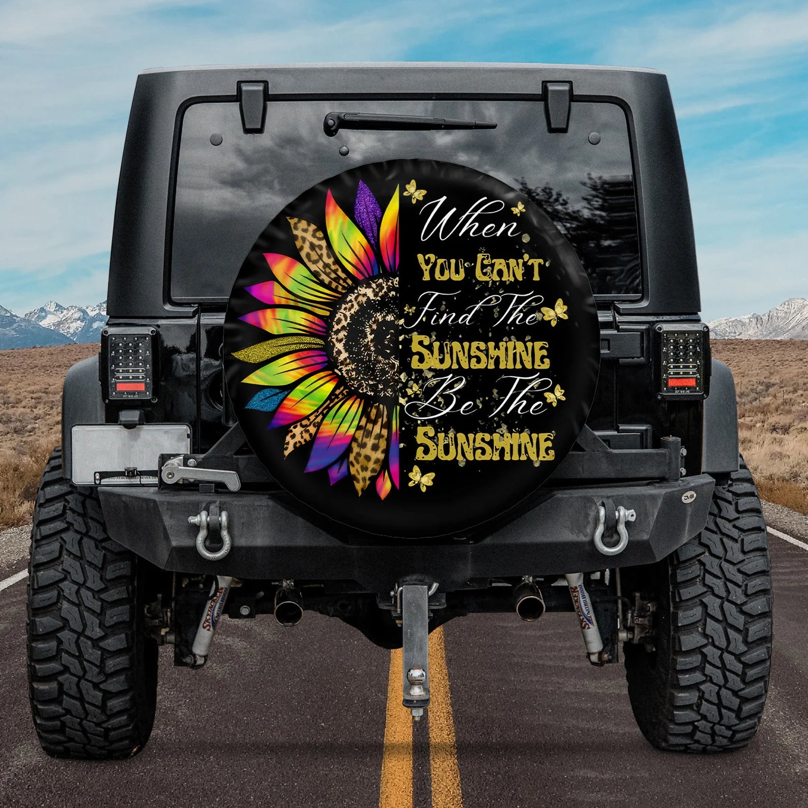 Sunflower Soul Spare Tire Cover