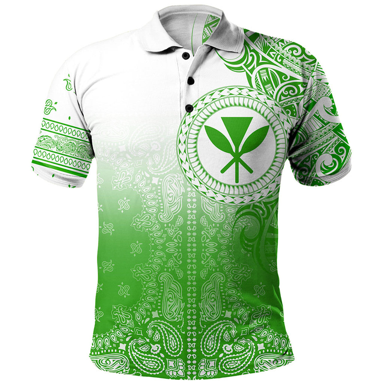 Hawaii Polo Shirt Custom Kanaka Paisley Style - AL01