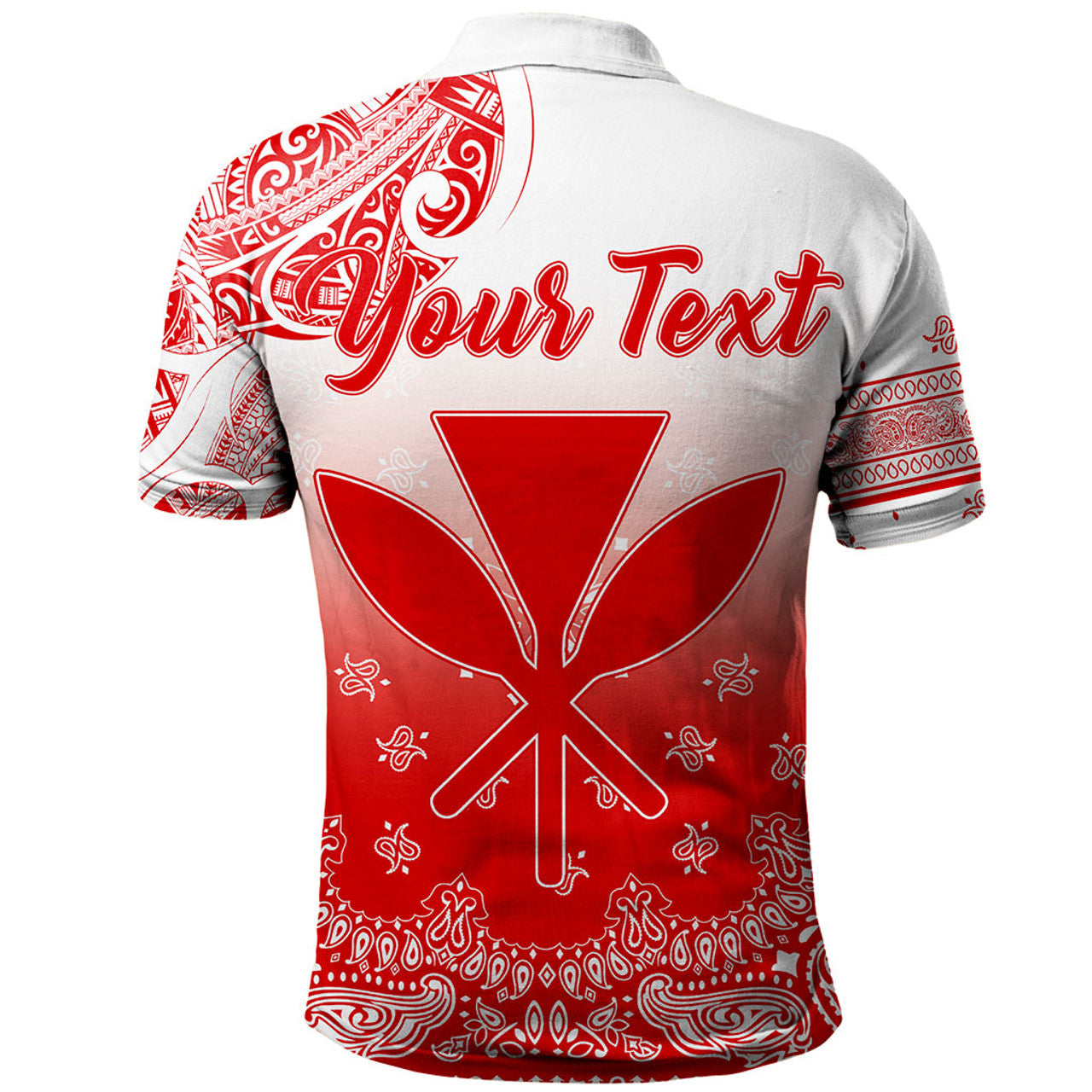 Hawaii Polo Shirt Custom Kanaka Paisley Style - AL01