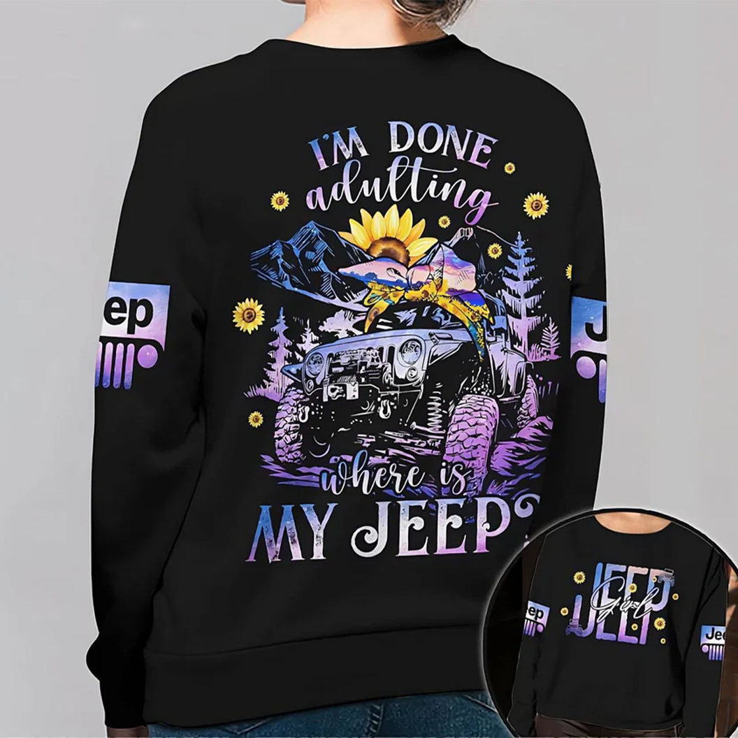 Jeep Freedom in Bloom Sweatshirt