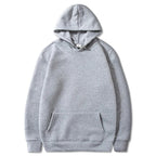 100% Cotton Solid Pullover Hoodie For Men/Women