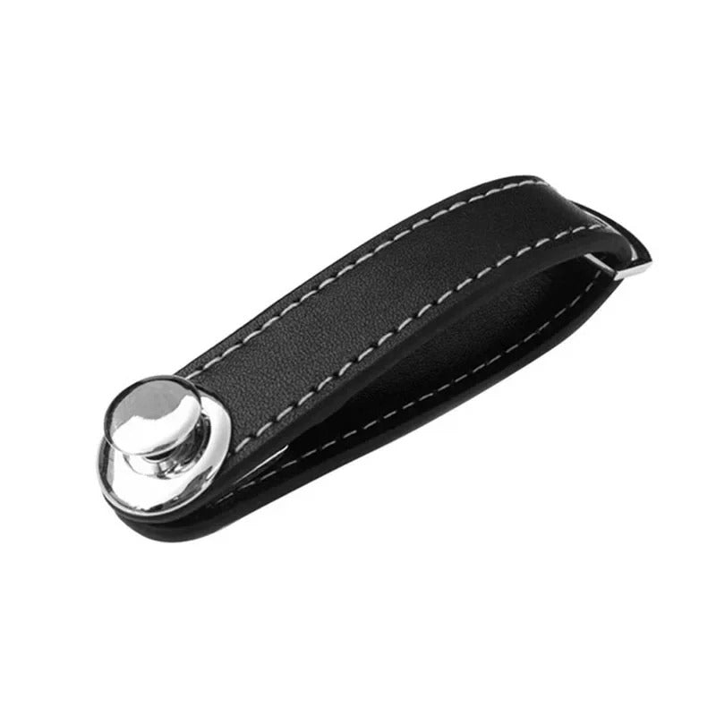 Luxury Leather Car Key Pouch – Smart EDC Key Organizer & Wallet Holder