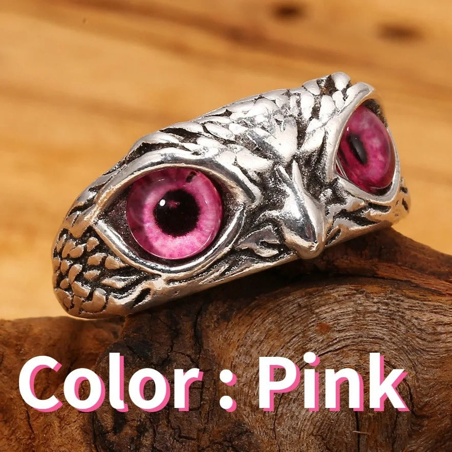 Vintage Gothic Owl Ring