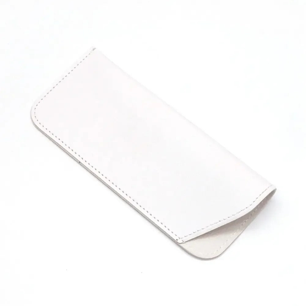 Stylish PU Leather Glasses Case – Portable Protective Pouch for Sunglasses & Eyewear