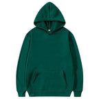 100% Cotton Solid Pullover Hoodie For Men/Women