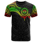 American Samoa Polynesian T-Shirt - Polynesian Tattoo Style For Men/Women