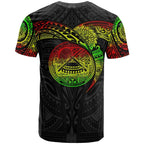 American Samoa Polynesian T-Shirt - Polynesian Tattoo Style For Men/Women