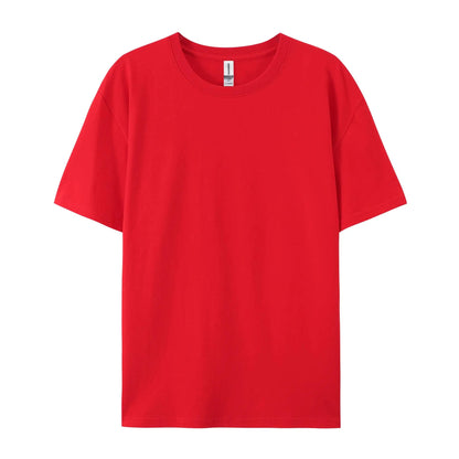 100% Cotton Solid T-Shirts For Men/Women