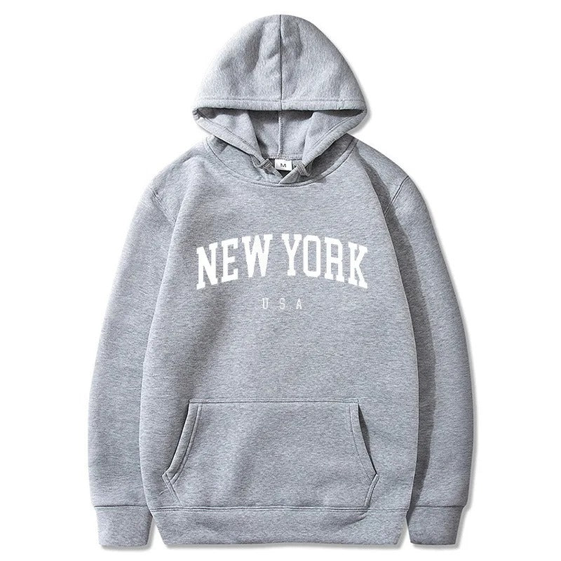 New York Pullover Hoodie For Men/Women