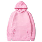 100% Cotton Solid Pullover Hoodie For Men/Women