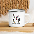 "Floral Paw Love" Classic Mug
