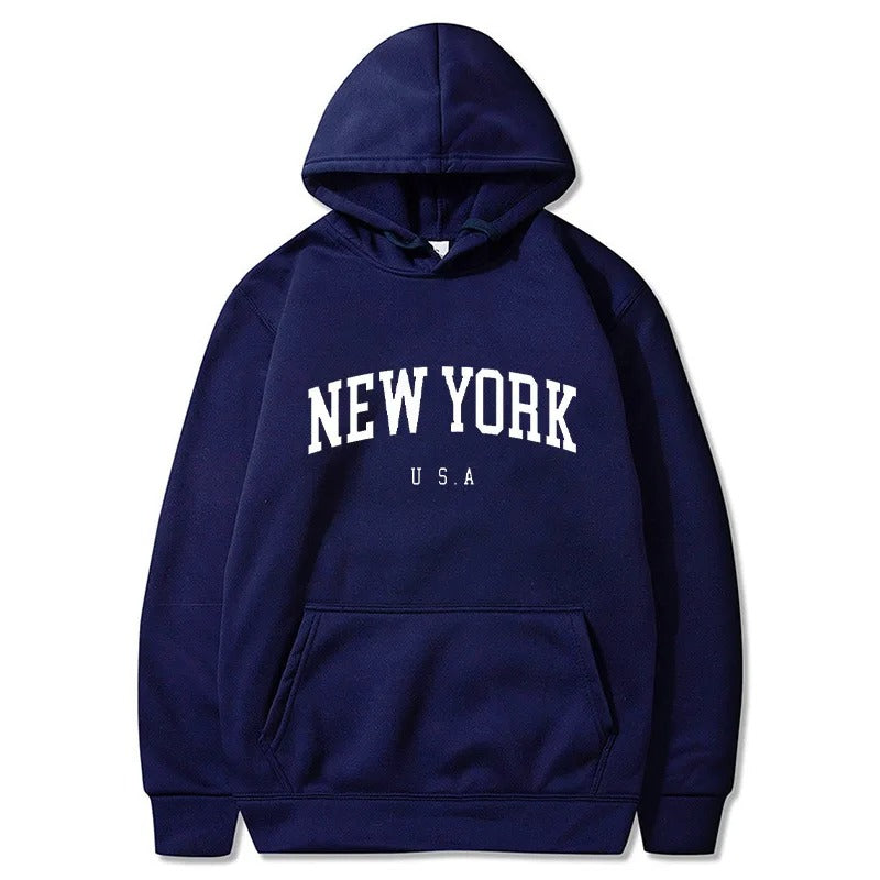 New York Pullover Hoodie For Men/Women