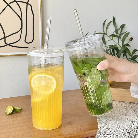 Stripe Glass Cup