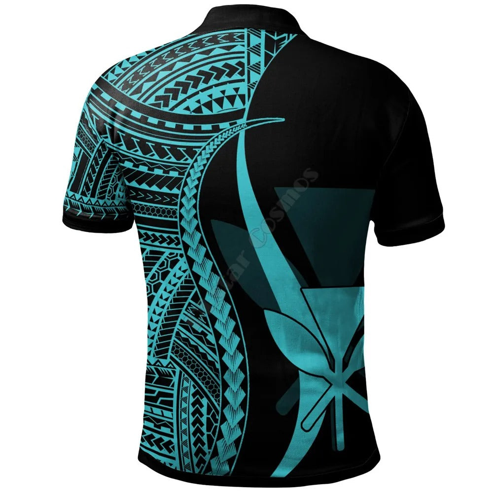 Hawaii Polynesian Tentacle Tribal Pattern Polo Shirt For Men/Women