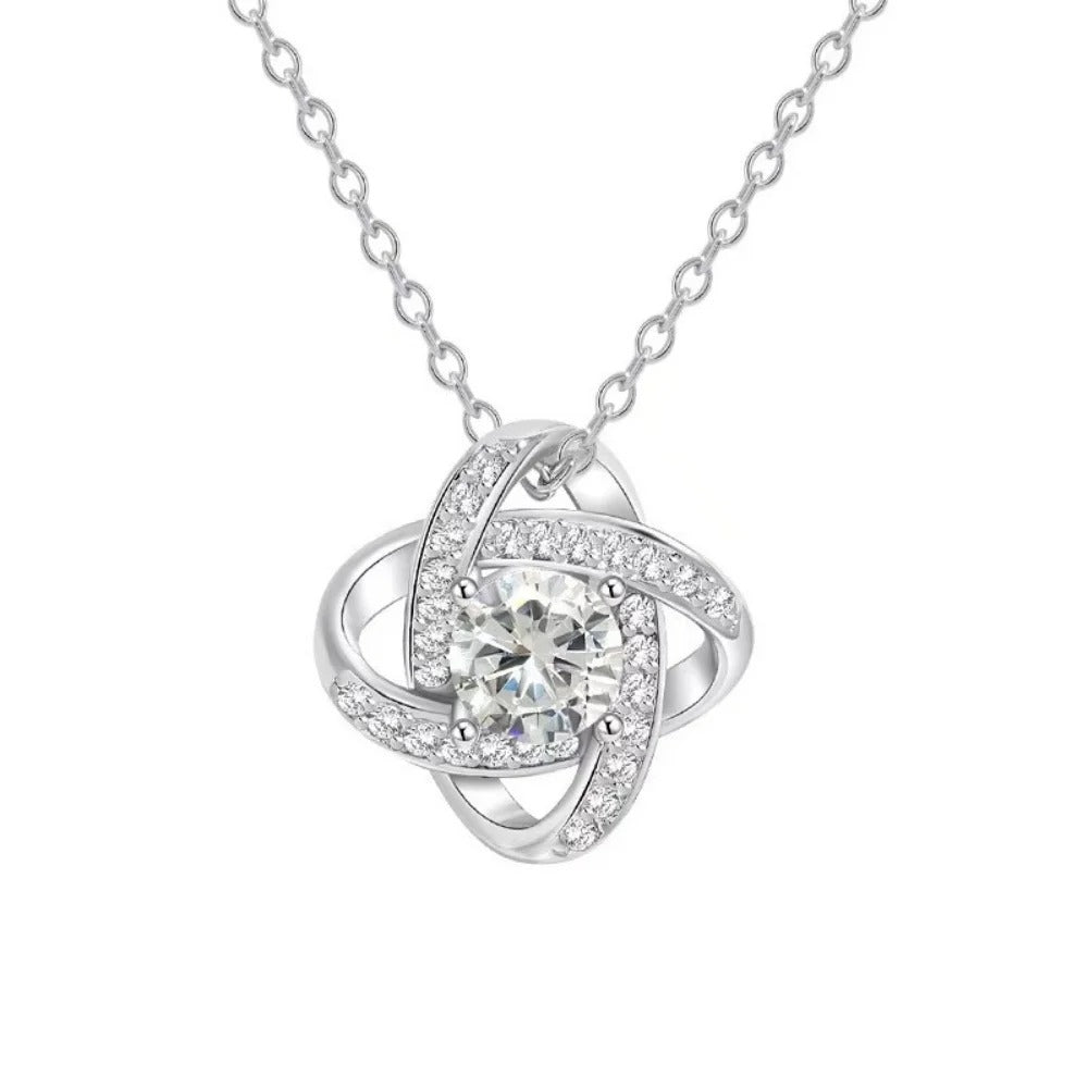 "Rose" Knot Necklace