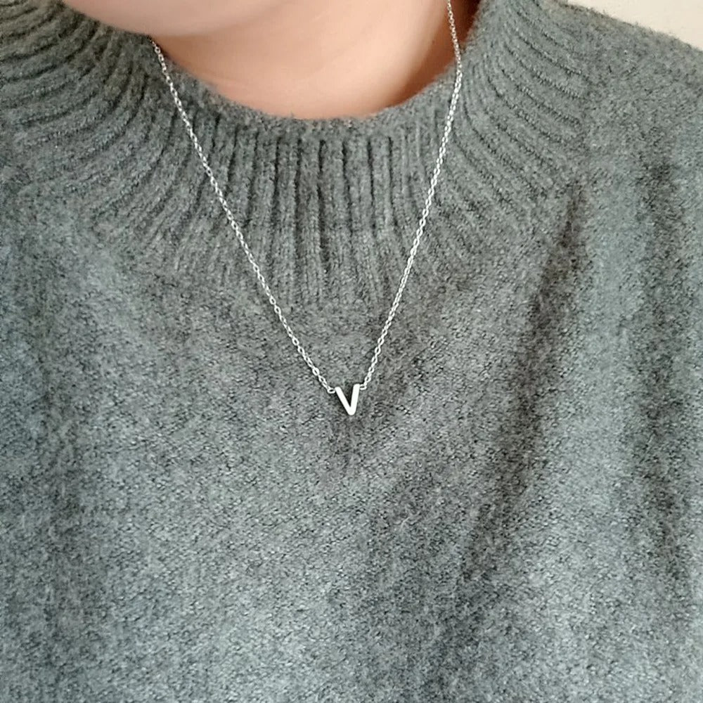 Chic Letter Pendant Necklace