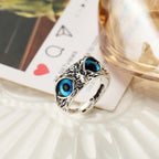 Vintage Gothic Owl Ring
