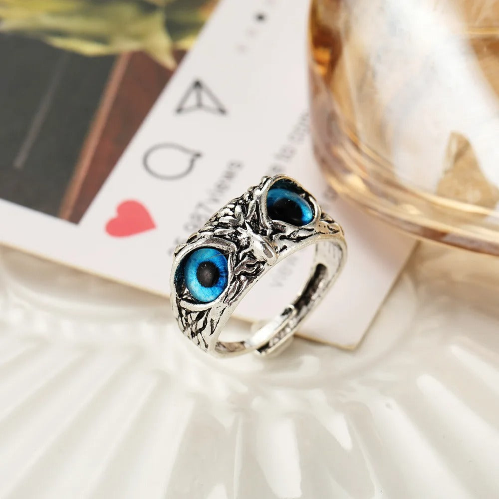Vintage Gothic Owl Ring