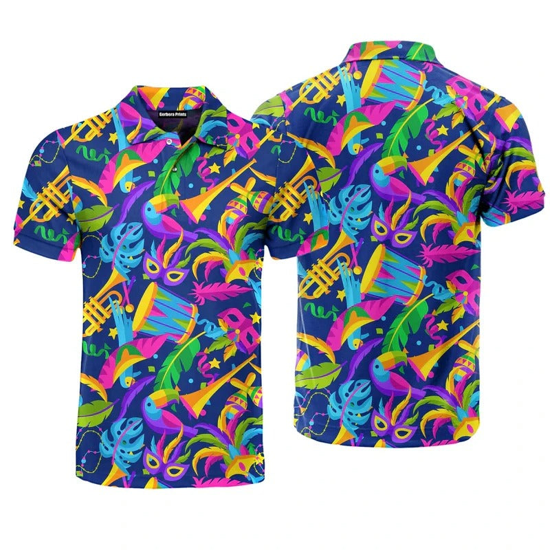Carnival Parade Polo Shirt For Men/Women