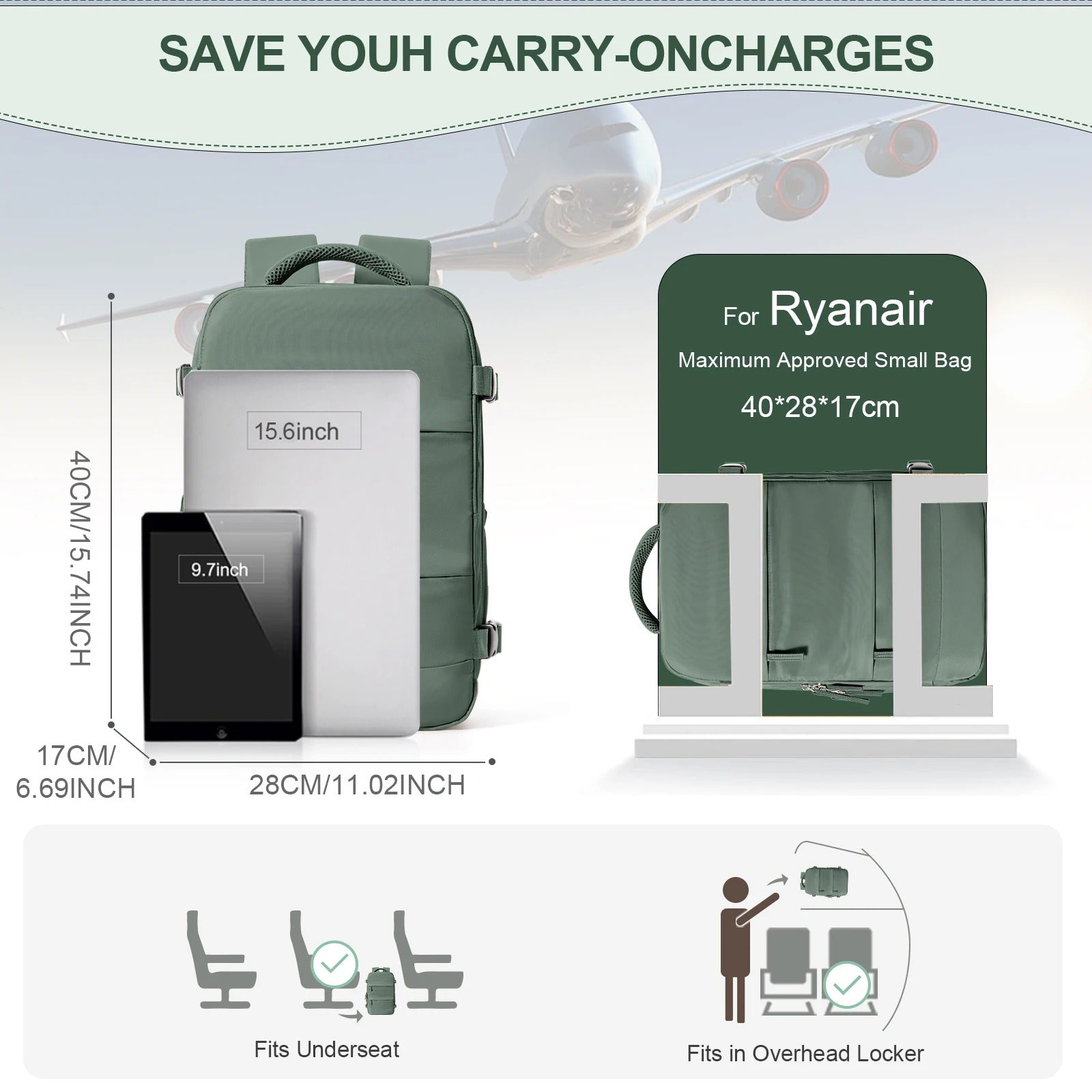 Cabin Bag Travel Backpack