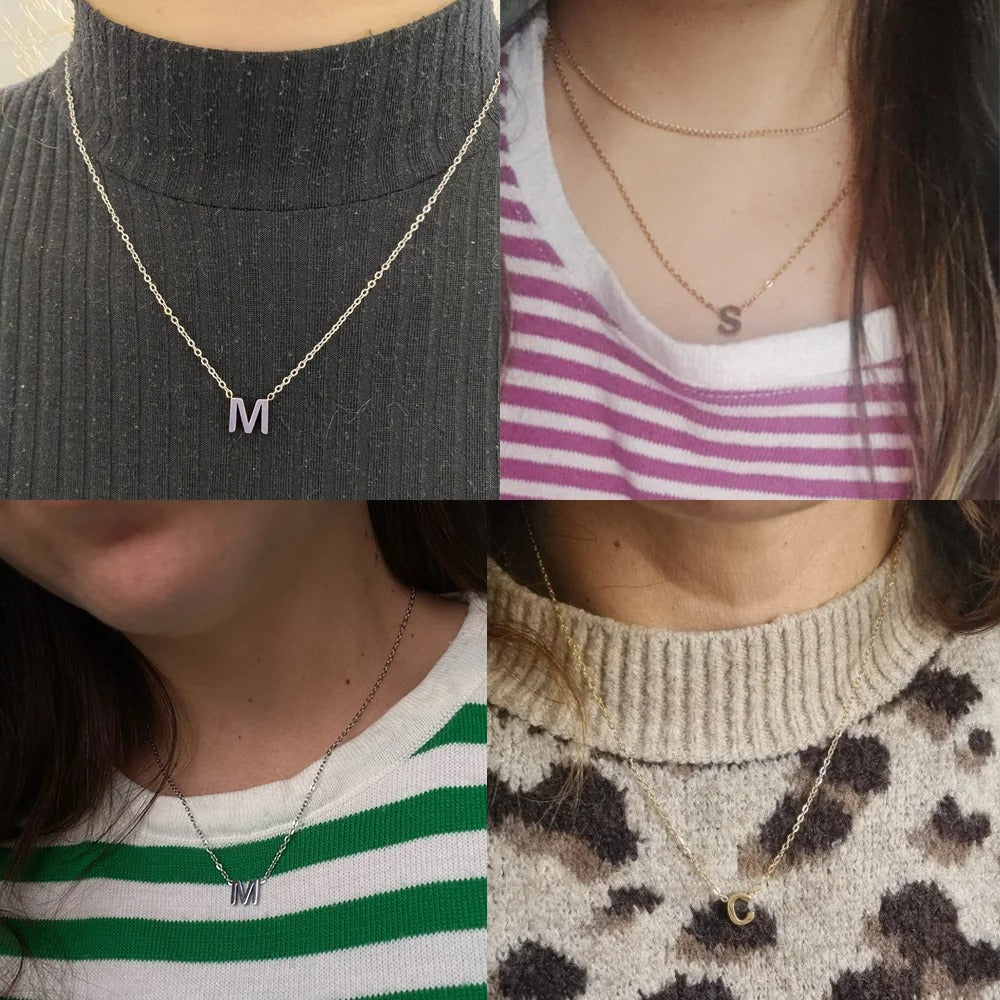 Chic Letter Pendant Necklace