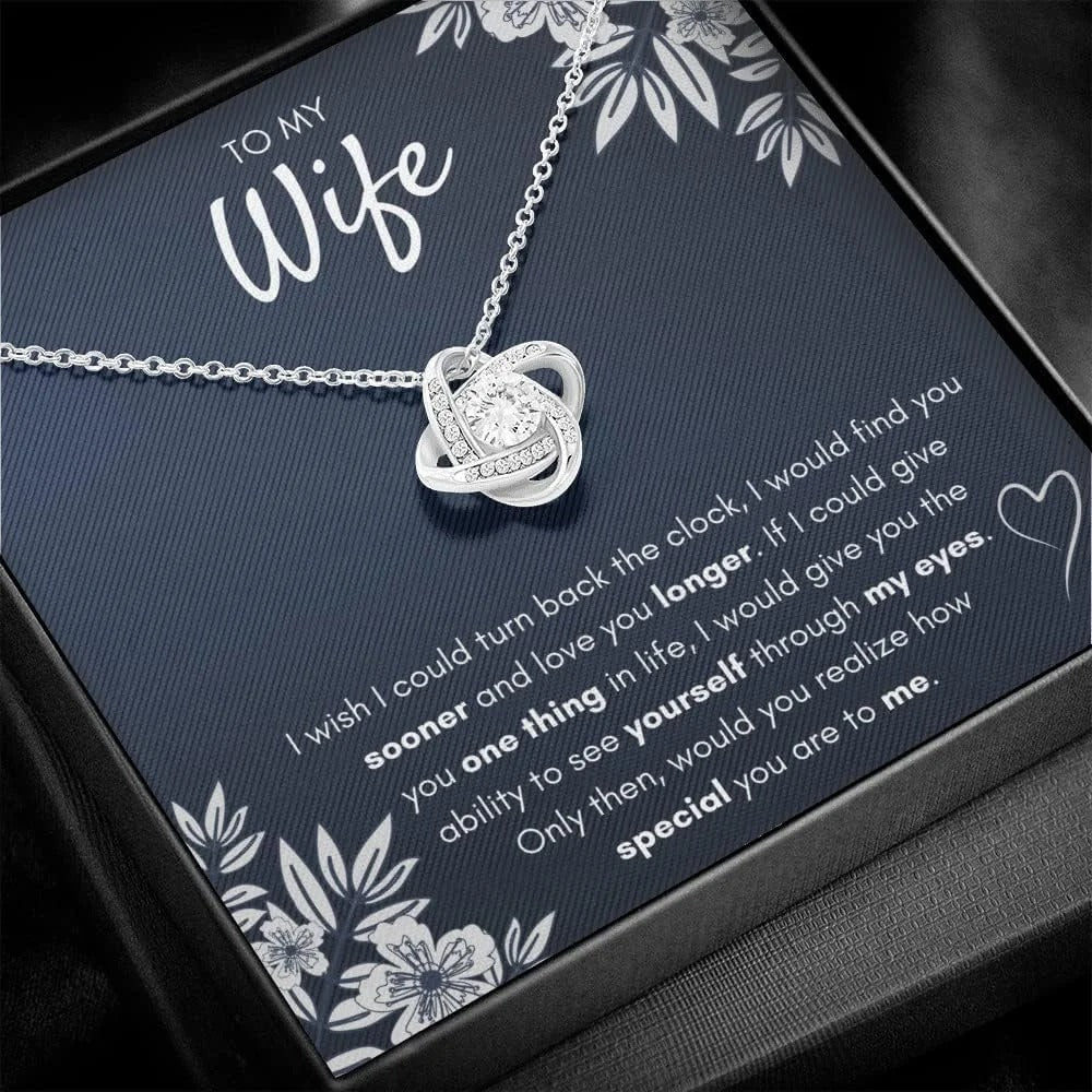 "Rose" Knot Necklace