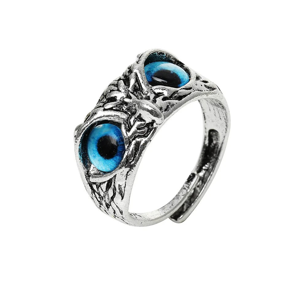 Vintage Gothic Owl Ring