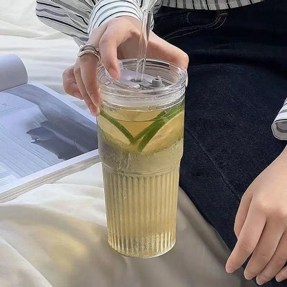 Stripe Glass Cup