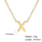 Chic Letter Pendant Necklace