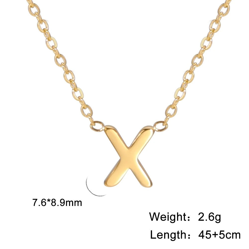 Chic Letter Pendant Necklace