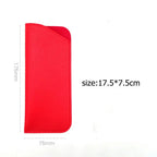 Stylish PU Leather Glasses Case – Portable Protective Pouch for Sunglasses & Eyewear