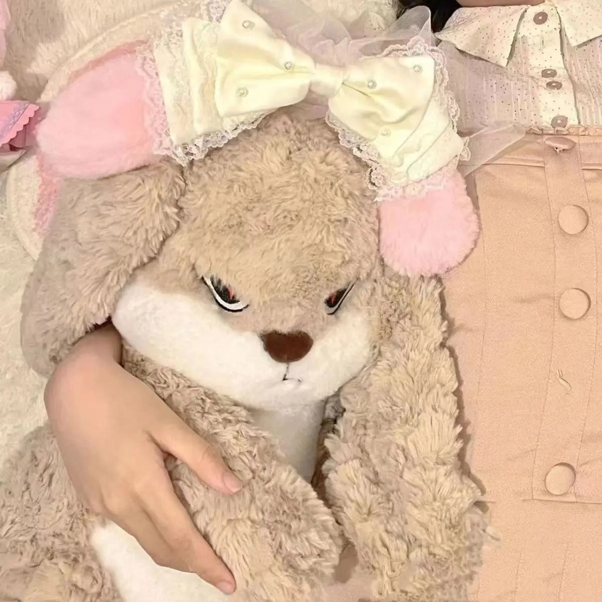 "Ming" Angry Bunny Plush