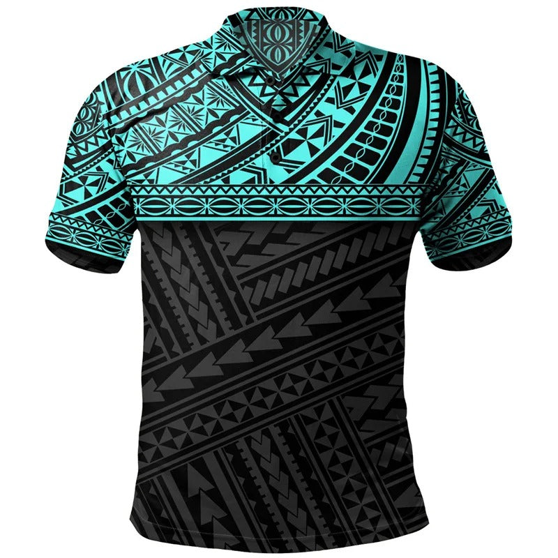 Polynesian Tribal Pattern Polo Shirt For Men/Women