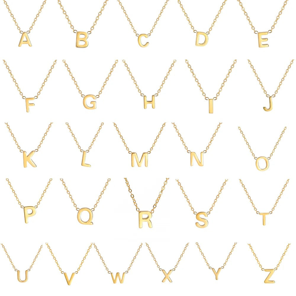 Chic Letter Pendant Necklace