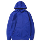 100% Cotton Solid Pullover Hoodie For Men/Women