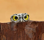 Vintage Gothic Owl Ring
