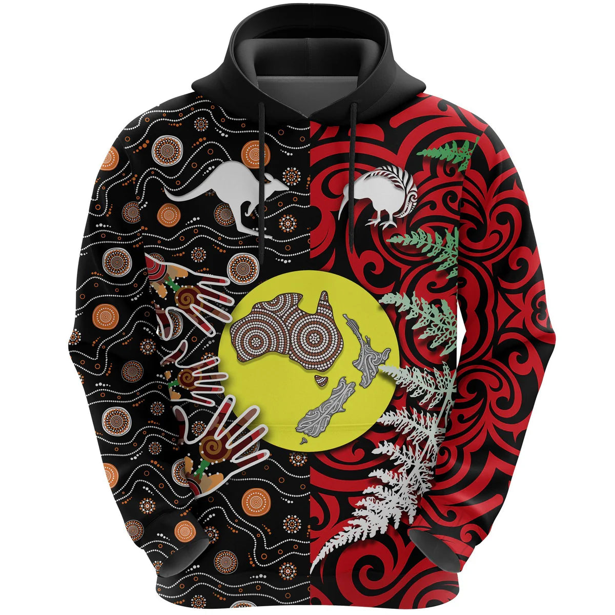 New Zealand Australia Maori Aboriginal Hoodie Unisex