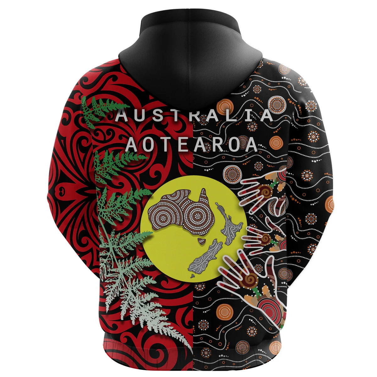 New Zealand Australia Maori Aboriginal Hoodie Unisex