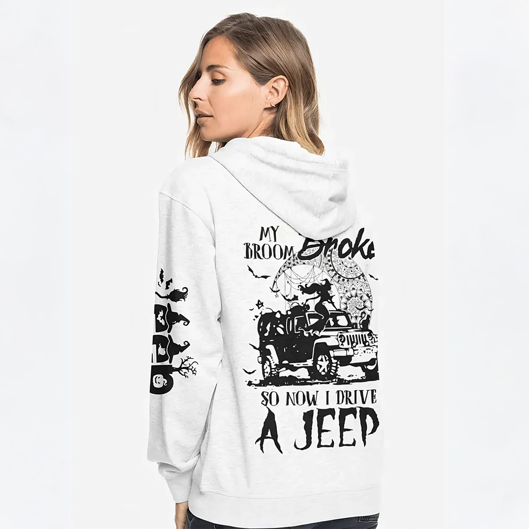 Jeep Witch on Wheels Hoodie