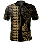 Hawaii Polo Shirt Polynesia Kakau Style - AL01