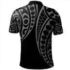 Hawaii Polo Shirt Polynesia Kakau Style - AL01
