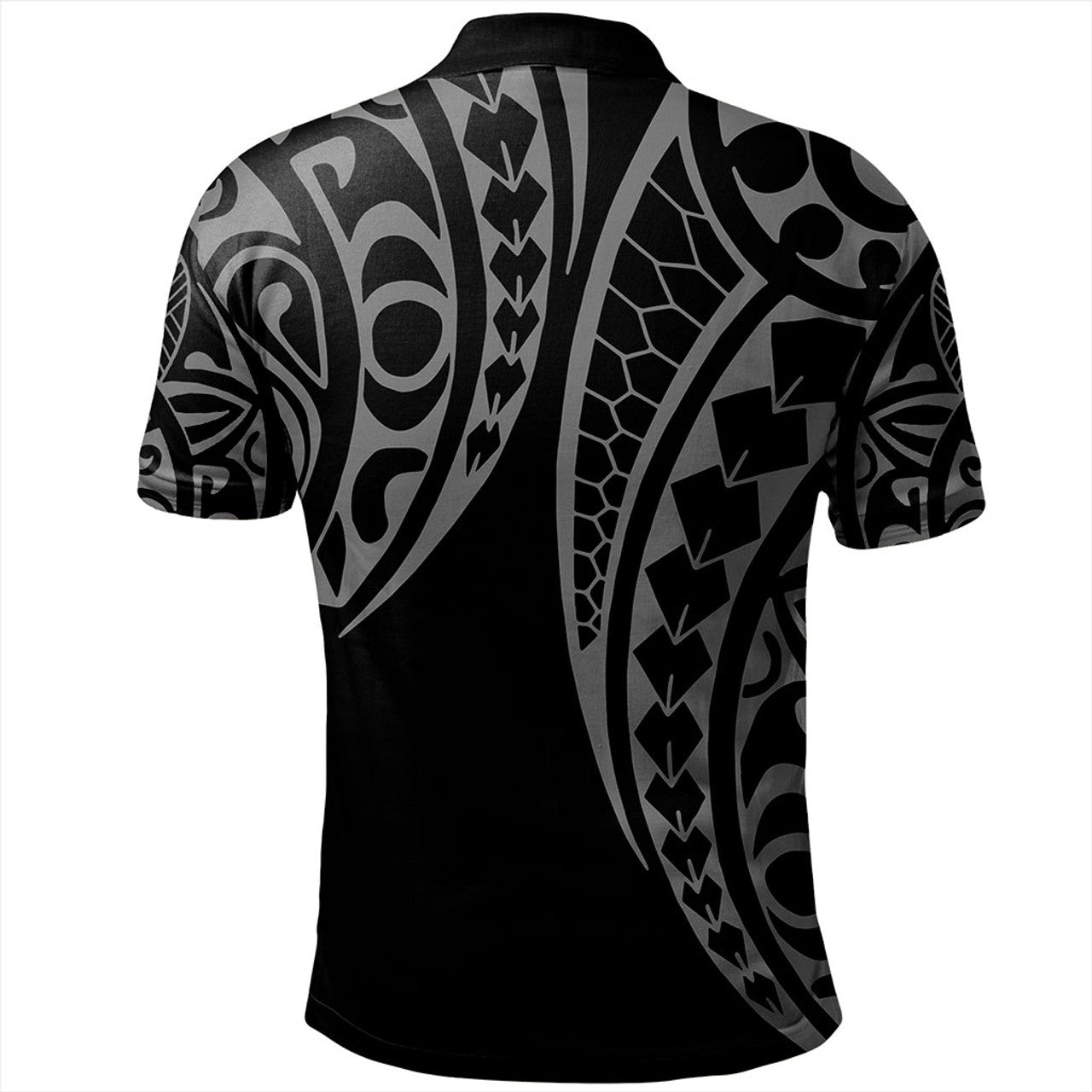 Hawaii Polo Shirt Polynesia Kakau Style - AL01