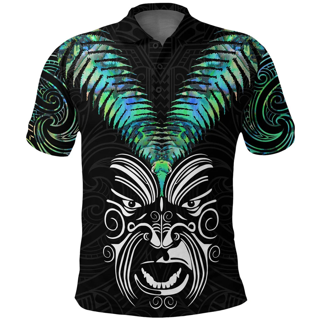 New Zealand Moko Maori Tattoo Polo Shirt Unisex