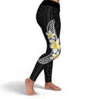 Polynesian And Plumeria Legging