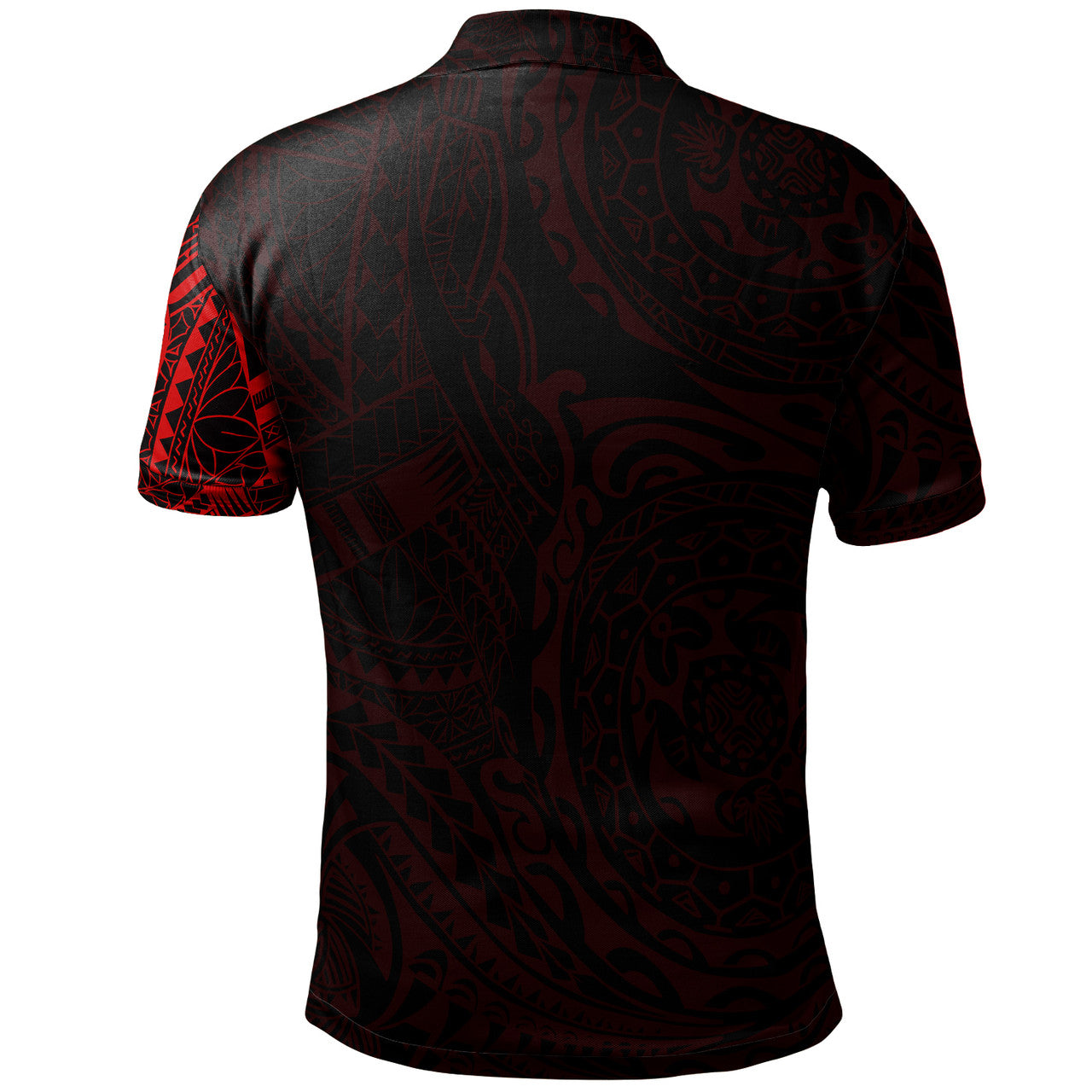 Hawaii Polynesian Polo Shirt - Kanaka Maoli Flag Polynesian Tattoo Style Special - AL01