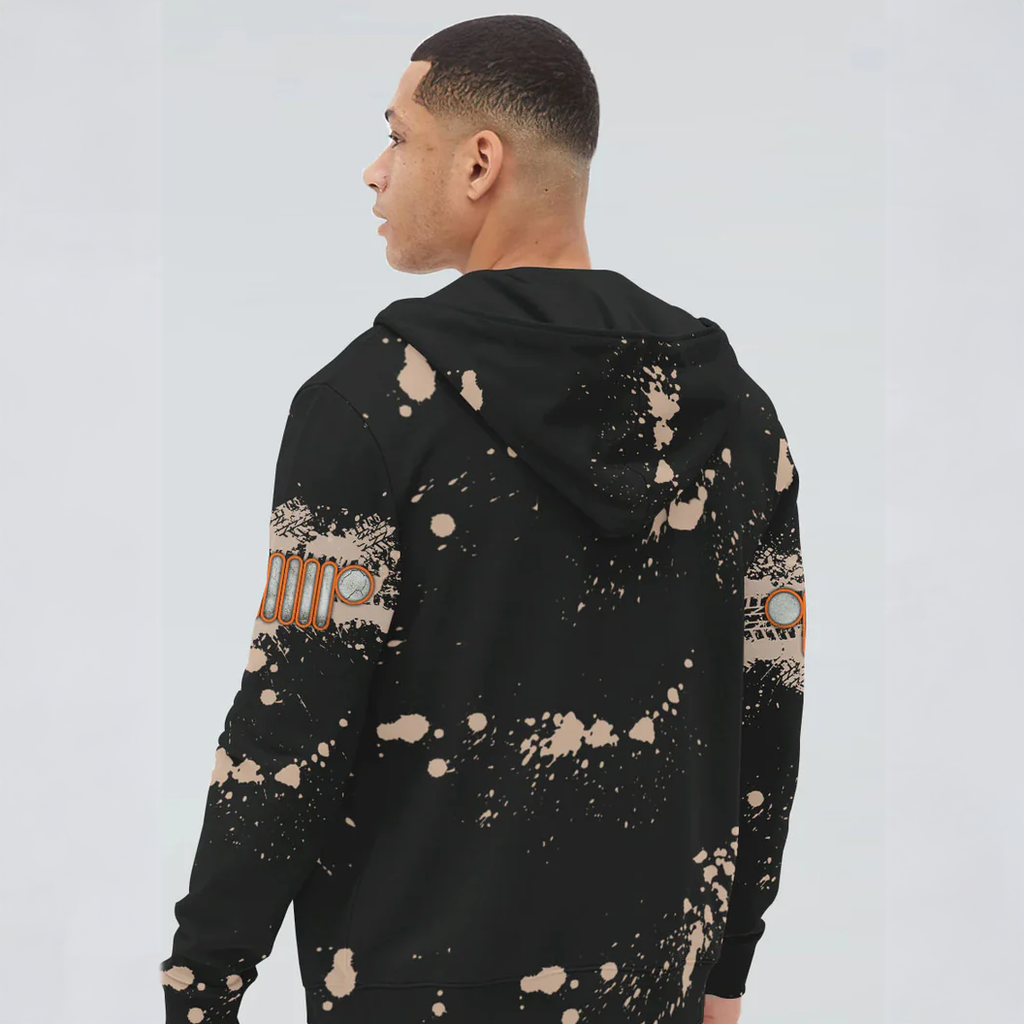 Jeep Trail Splatter Hoodie
