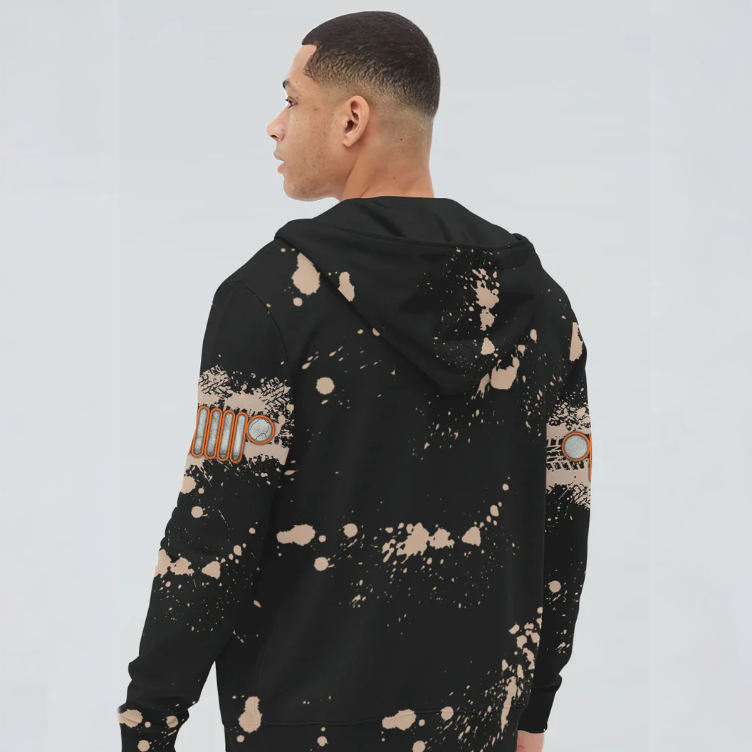 Jeep Trail Splatter Hoodie