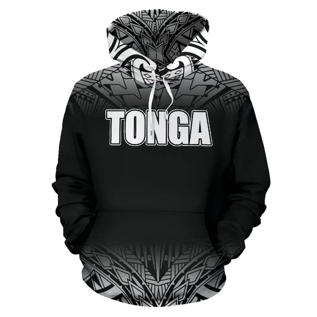 Tonga Fog Black Style Hoodie Unisex